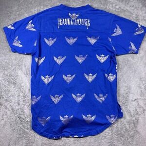 Jewel‎ House Streetwear Graphic T Shirt Mens Medium Blue All Over Print Tee
